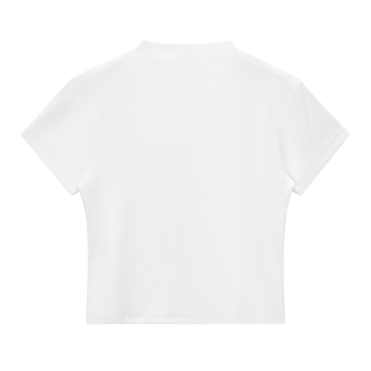 Essential GET LOST Sig Slim Fit Mock Neck Tee