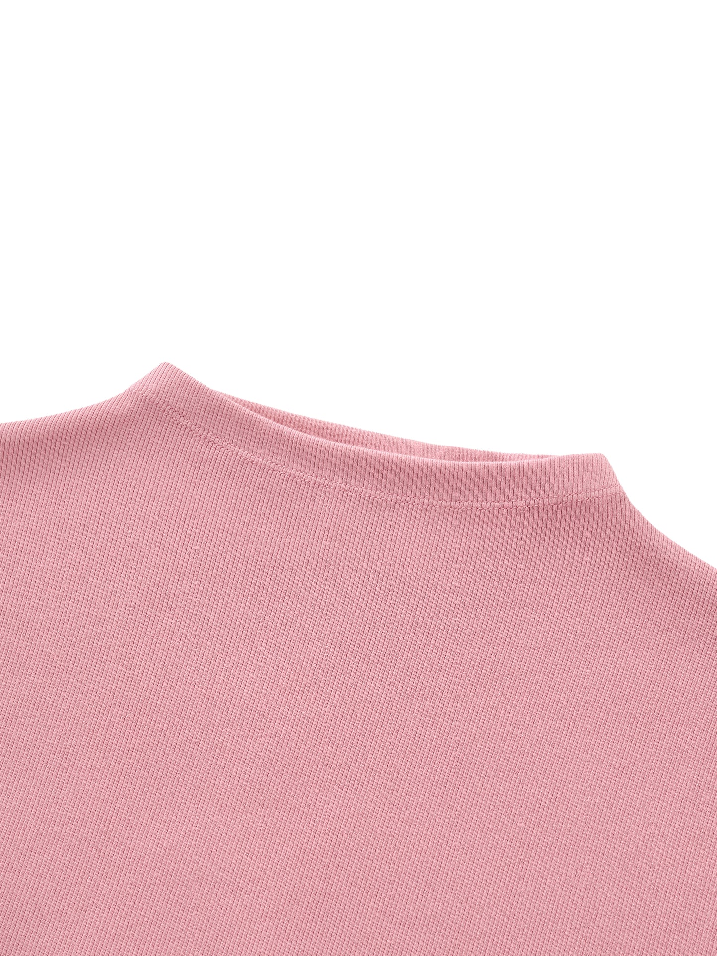 Essential GET LOST  Sig Slim Fit Mock Neck Tee