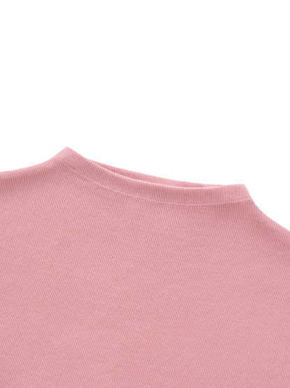 Essential GET LOST  Sig Slim Fit Mock Neck Tee